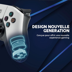 DR1TECH ShockPad II Manette Pour PS4 / PS3 Sans Fil - Gaming Controlle