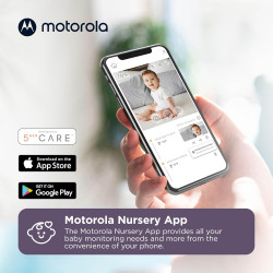 Motorola Nursery PIP1000 Babyphone avec caméra