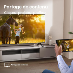 Hisense Téléviseur connecté 32 Pouces 32A4N - Full HD TV 60Hz, Mode Sport IA, Dolby Audio, VIDAA OS TV avec Youtube, Netflix