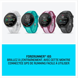 Garmin Forerunner 165, Music - Montre GPS connectée de Running avec écran AMOLED – Prune/Lilas